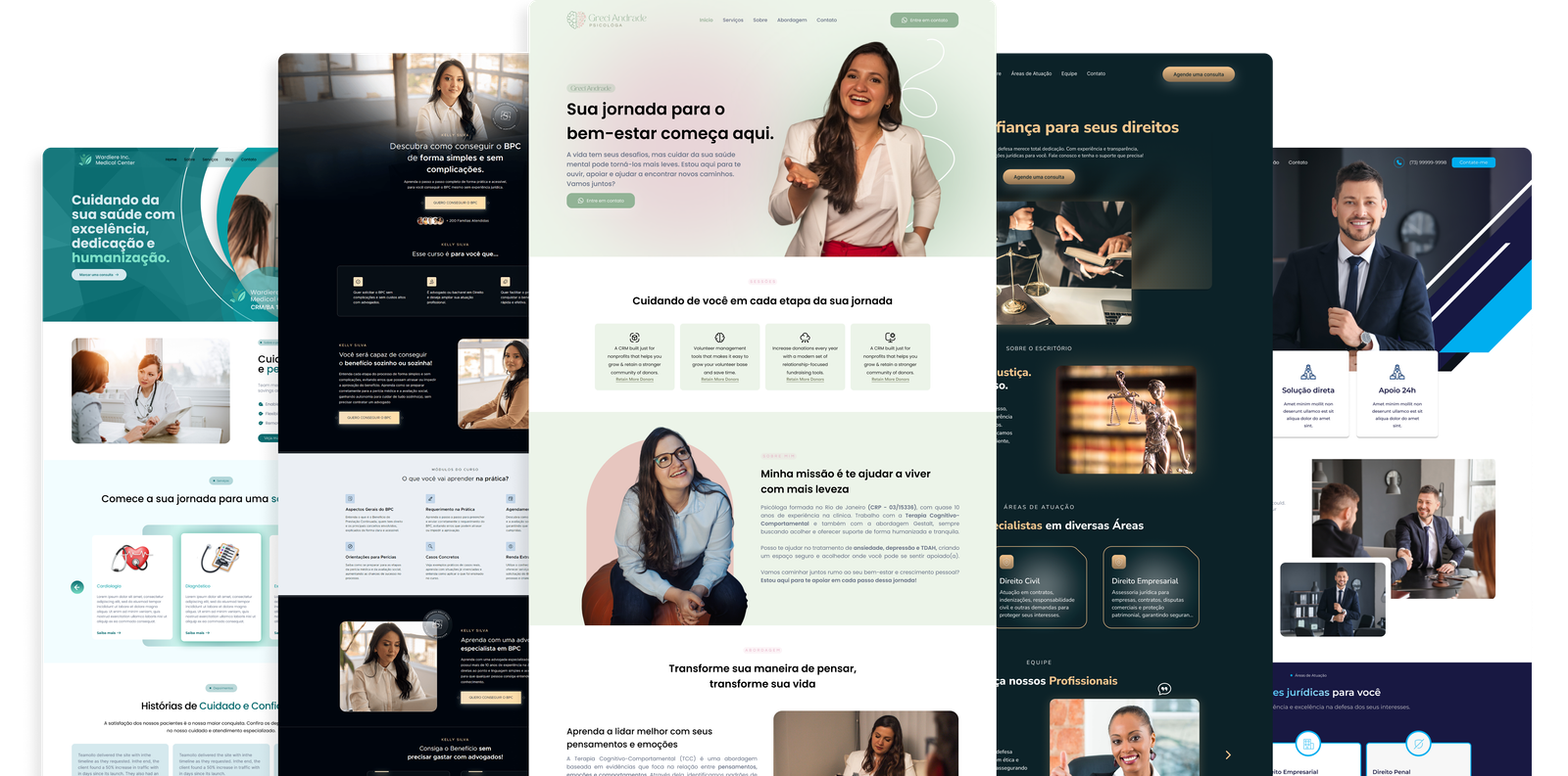 Landing Pages Mockups